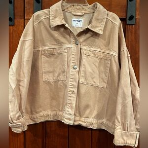 Old Navy Women's Light Brown Utility Jacket